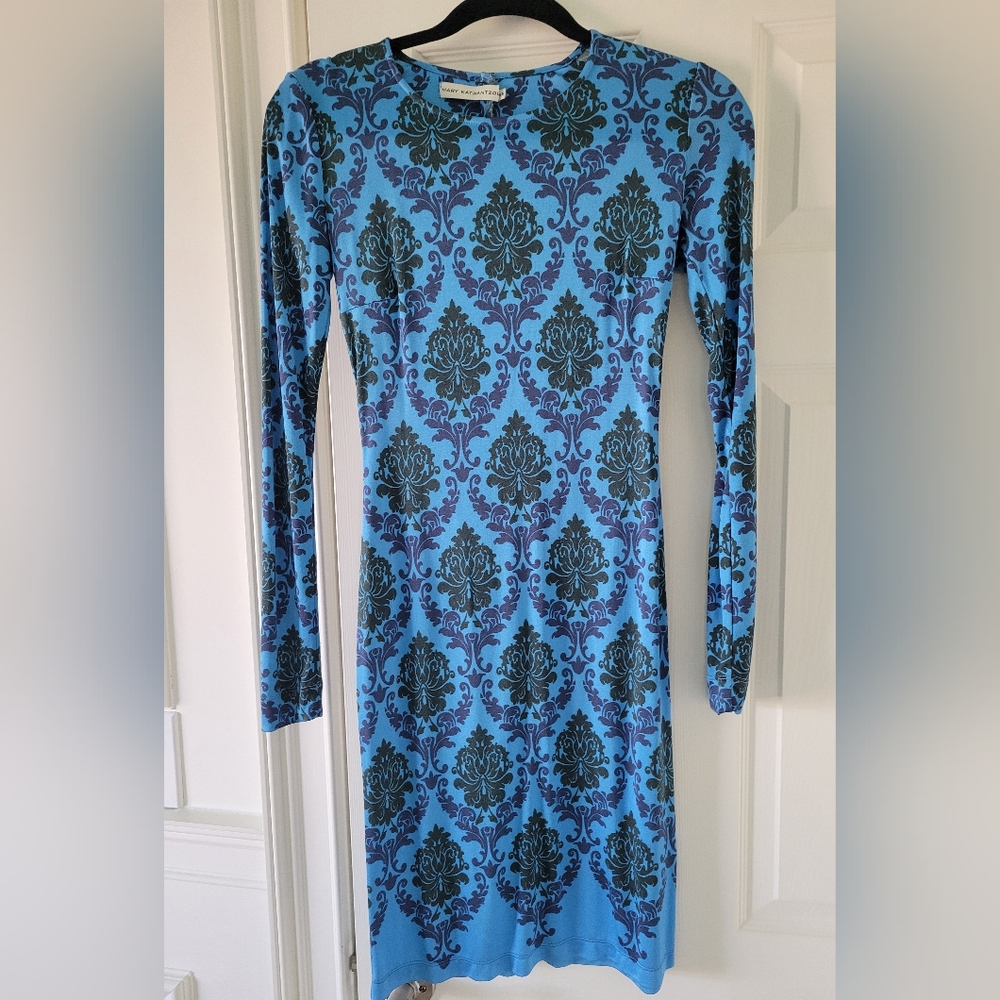 Mary Katrantzou Shift Dress, XS, Blue